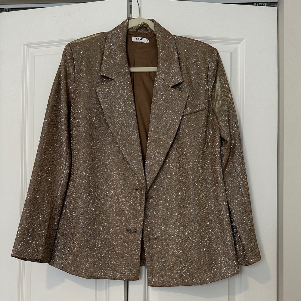SLA The Label Sparkling Bronze Paloma Blazer